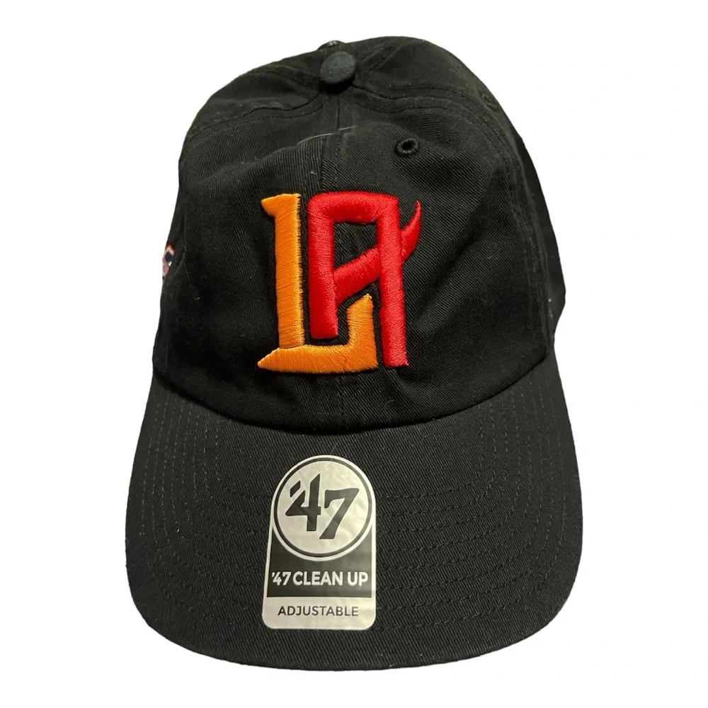 LA Cap Embroidered Black 47 Cleanup Adjustable Wildcats